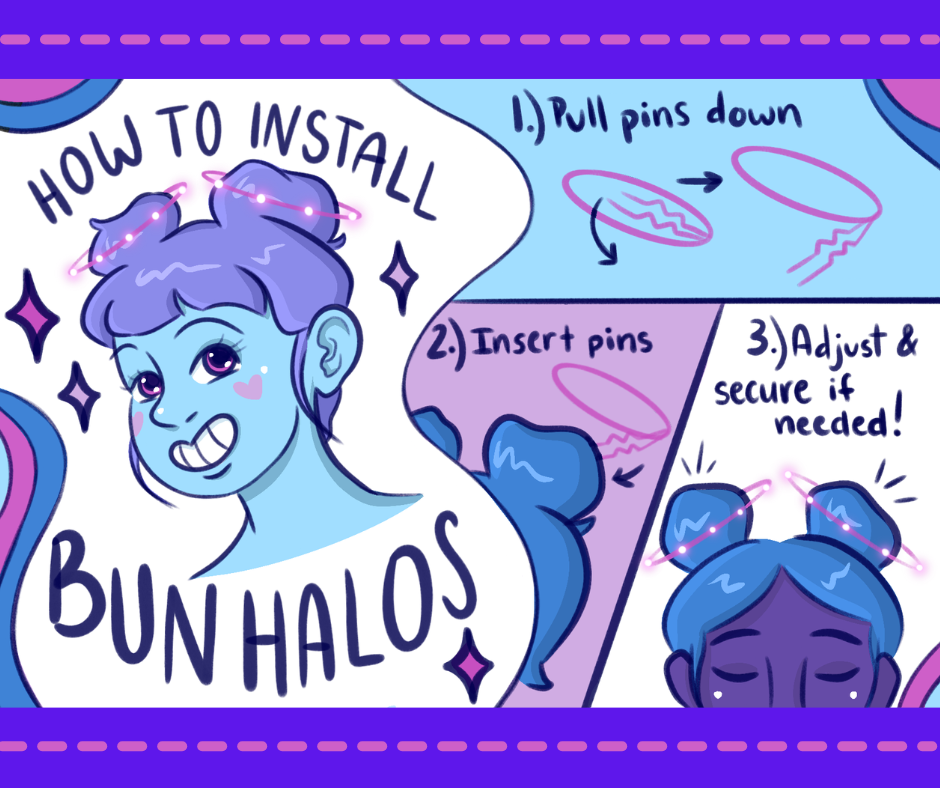 E.T. Phone Home Space Bun Halos