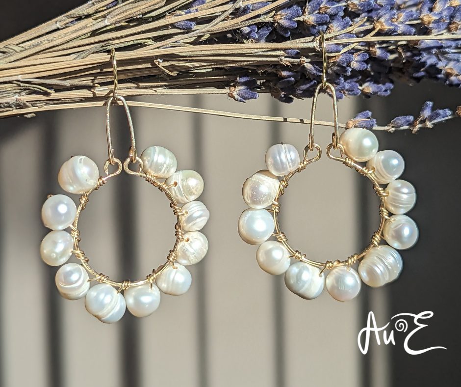 Pearl Hoops