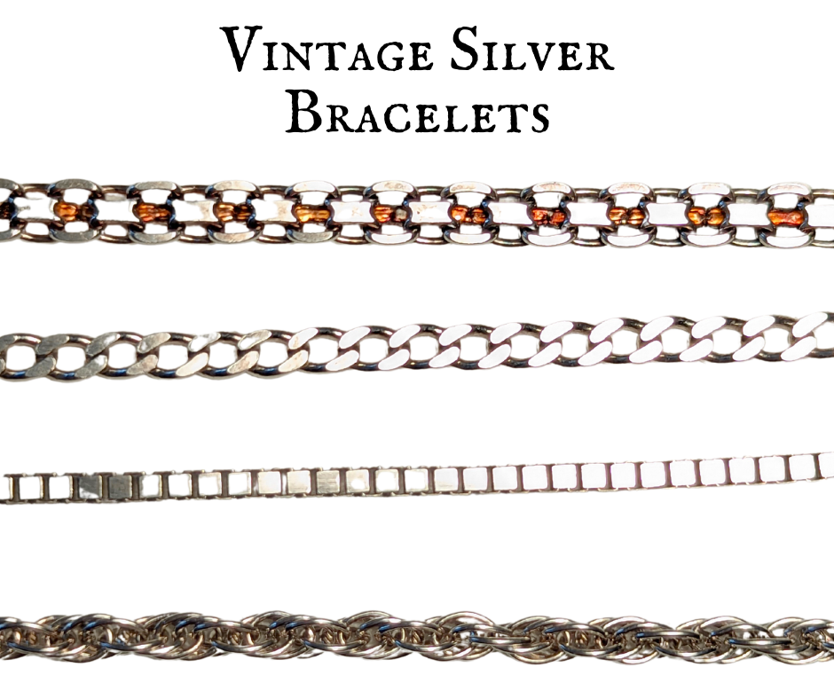 Silver Rope Chain Bracelet