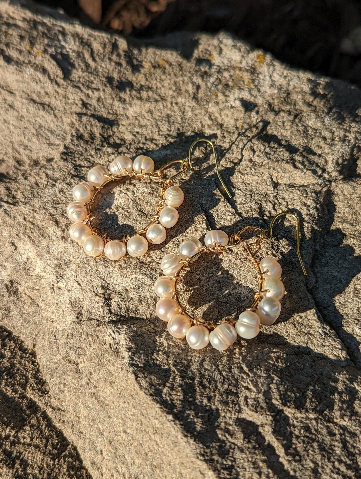 Pearl Hoops