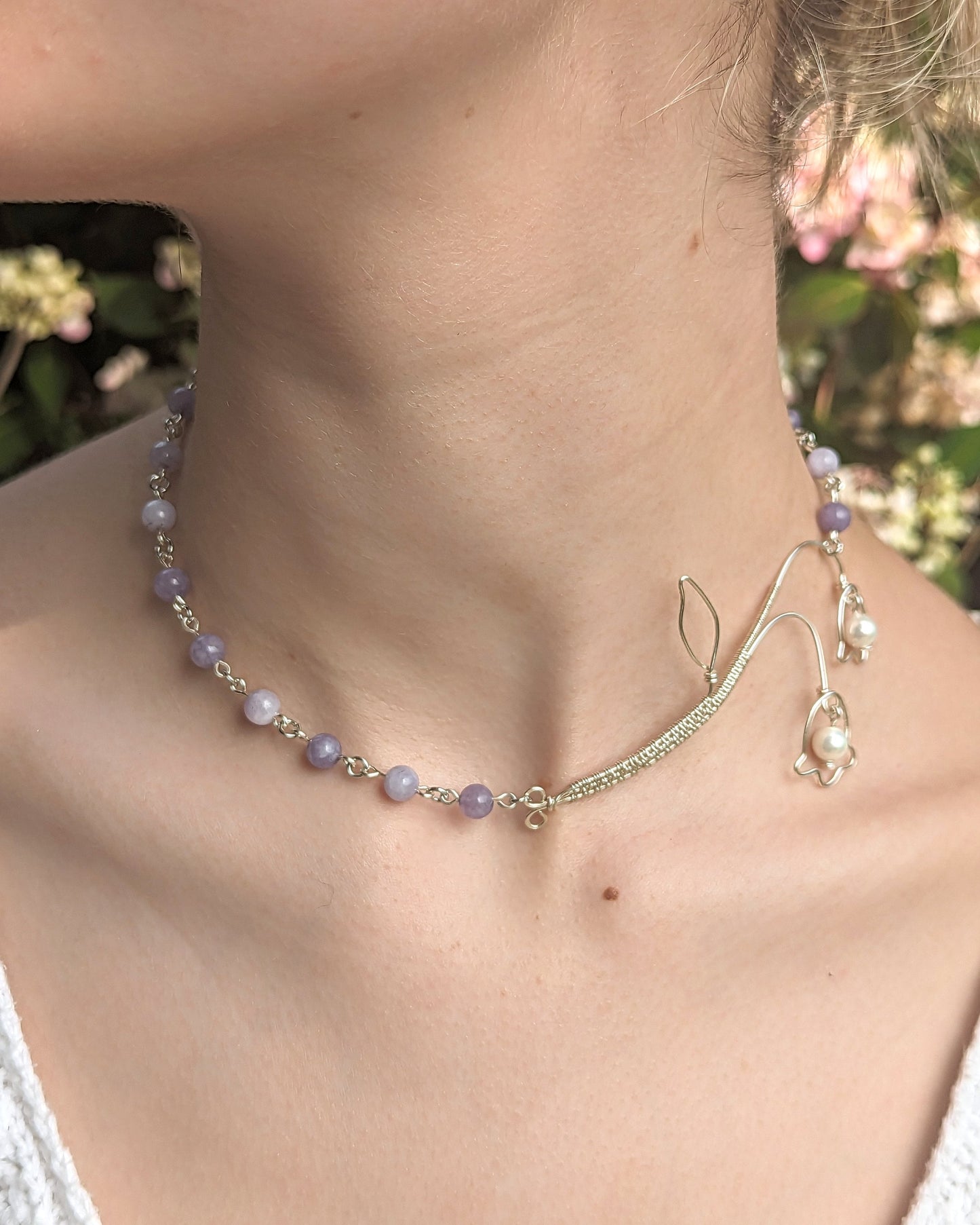 Lily of the Valley Choker